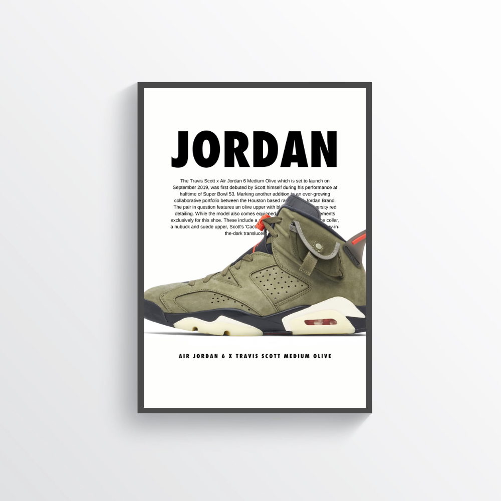 Jordan 6 Retro Olive – Poster Kingz