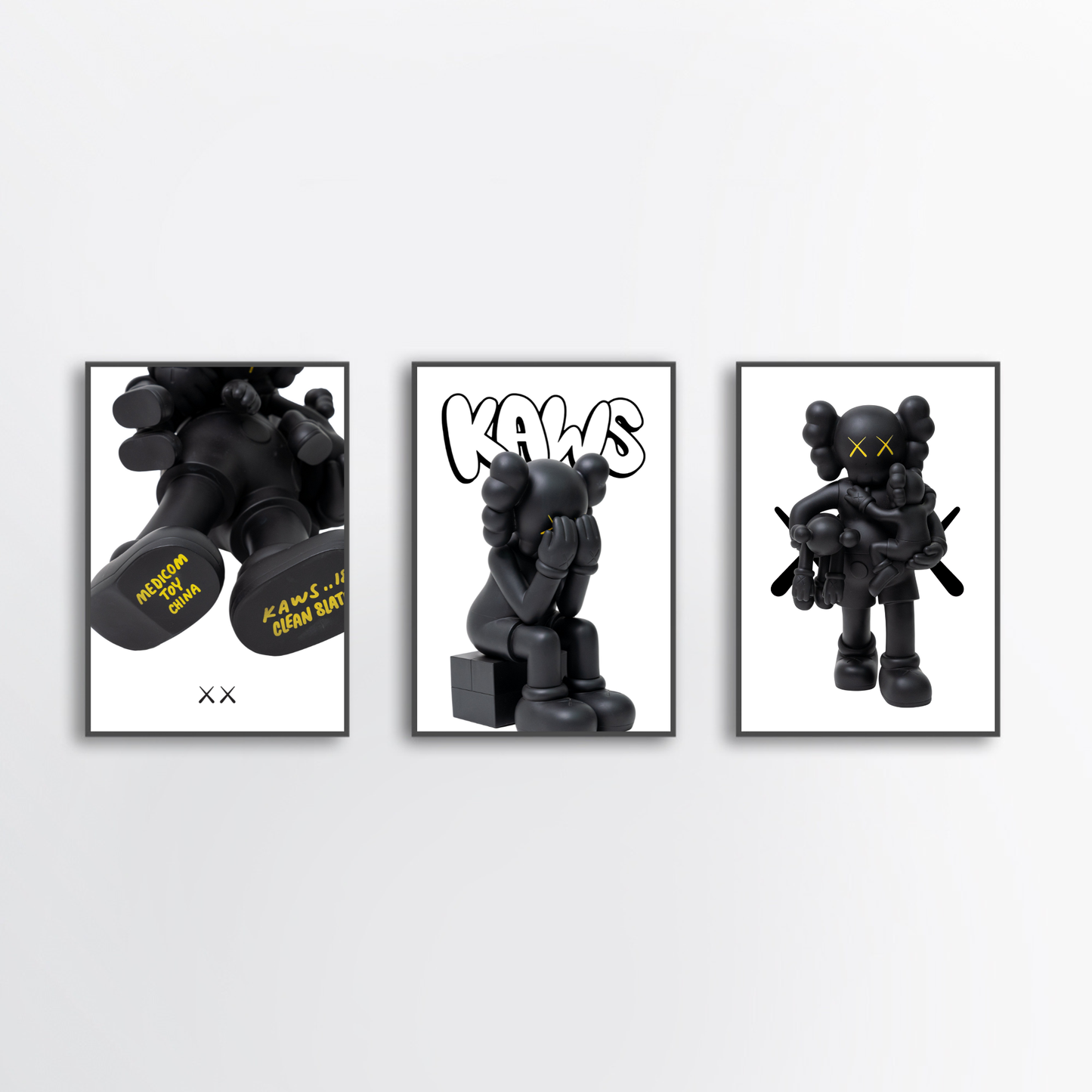 KAWS 3 Piece Set