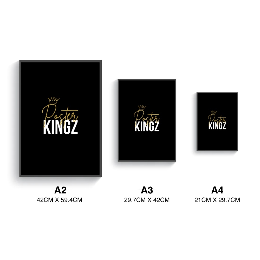 KAWS 3 Piece Set – Poster Kingz